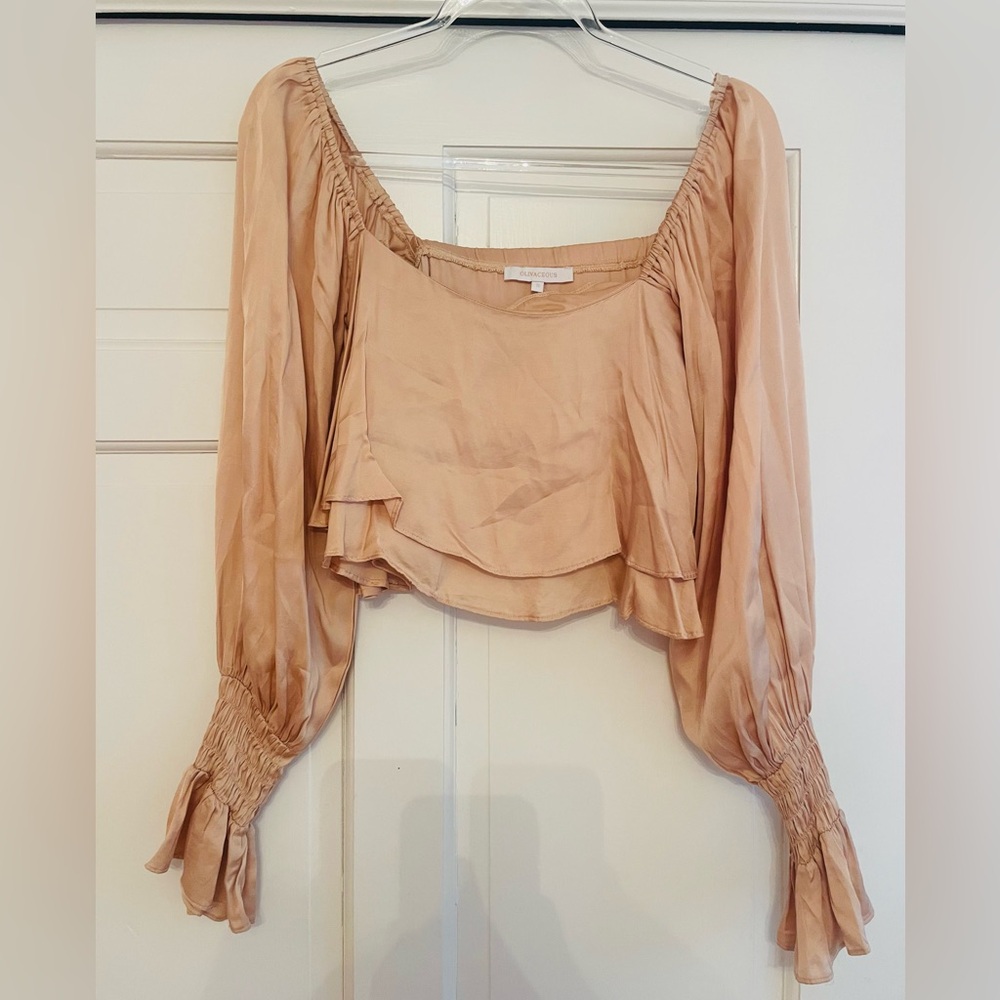 Elegant Women's Satin Blouse